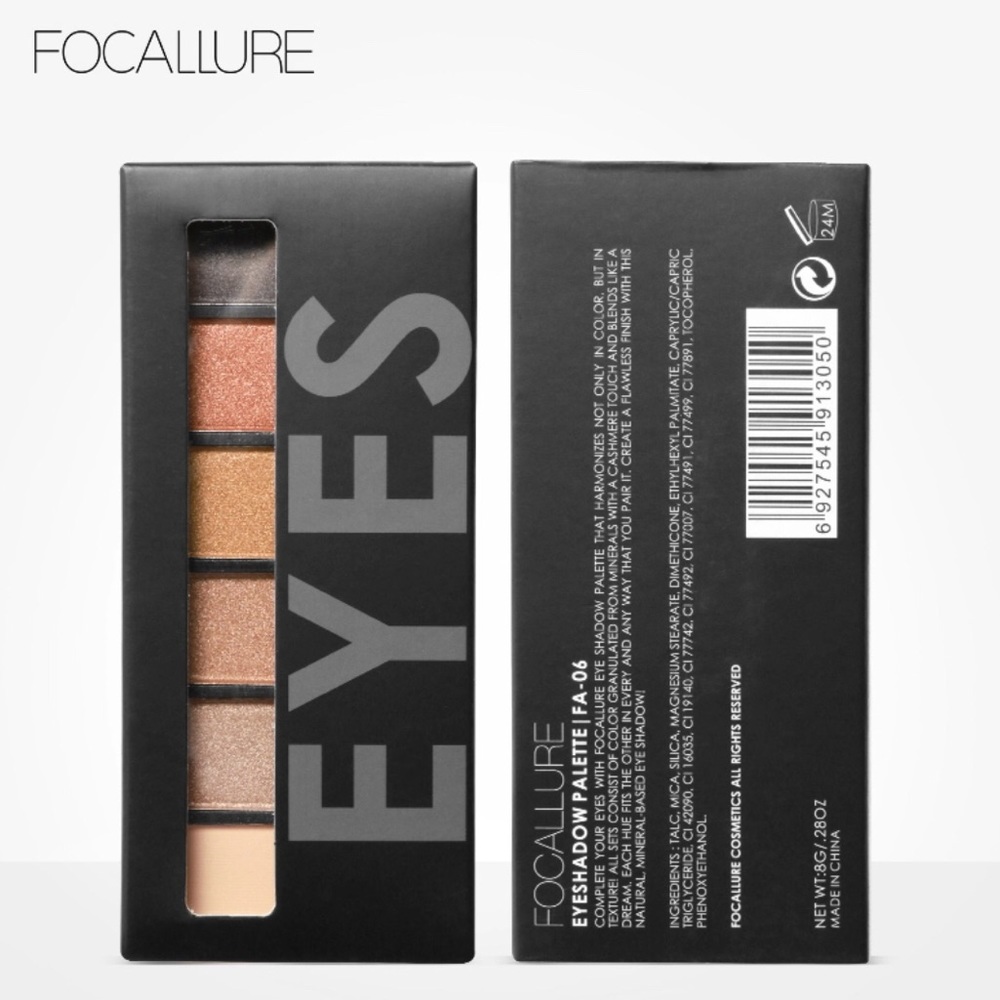 BNIB FOCALLURE  EYESHADOW PALETTE